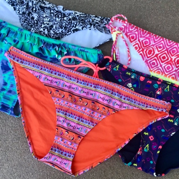 American Eagle Outfitters Other - NEW 5 American Eagle Bikini Swim Bottoms Lot